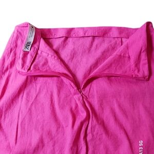 Zara Fuchsia Top with Unique Skirt